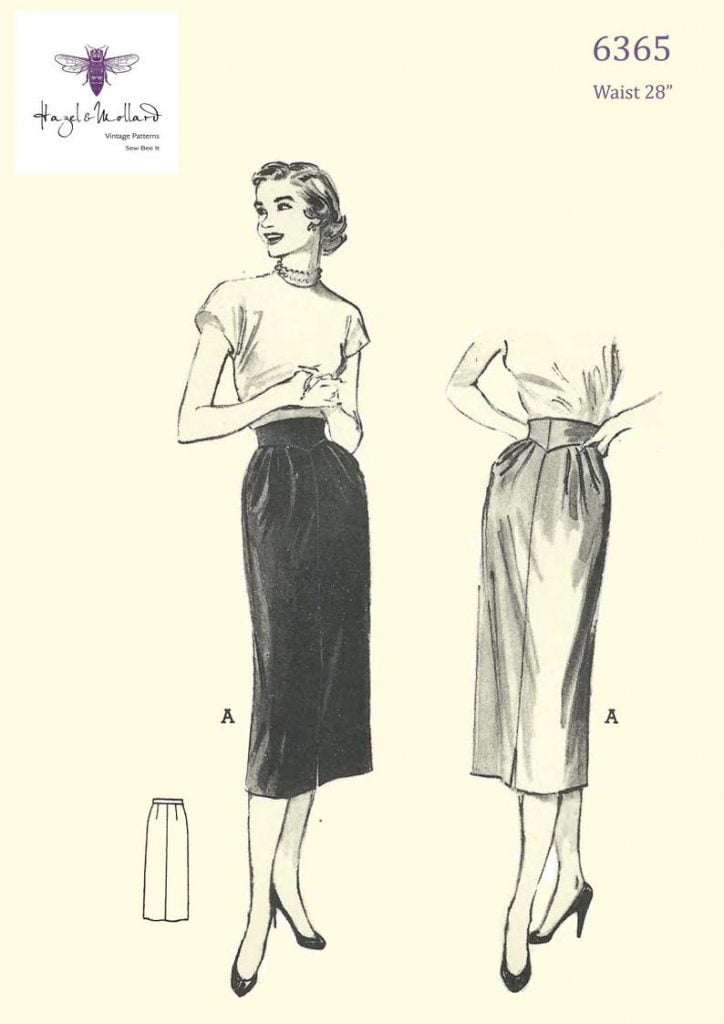 Vintage 1950's Sewing Pattern Wiggle Arrow-Slim Pencil image 0
