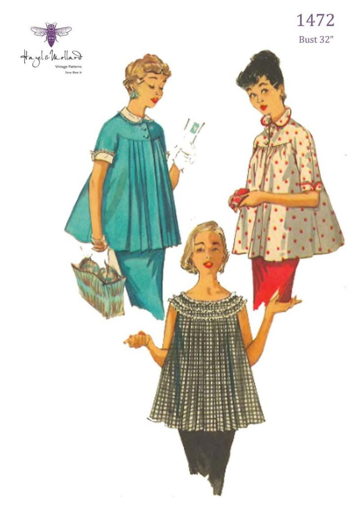 Vintage 1950's Sewing Pattern: Maternity Tops with Peter image 0
