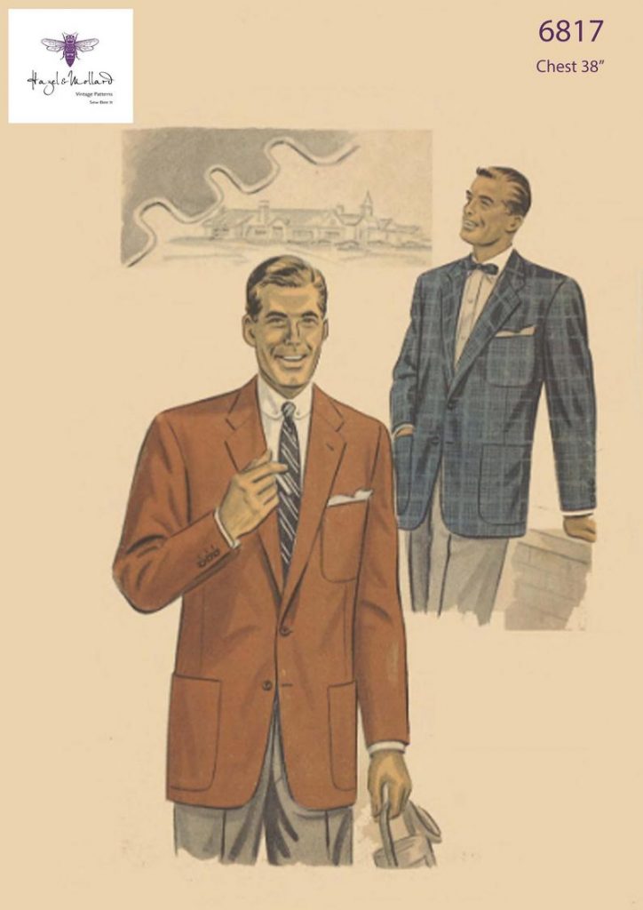 Vintage 1950's Sewing Pattern: Men's Sports Jacket / image 0