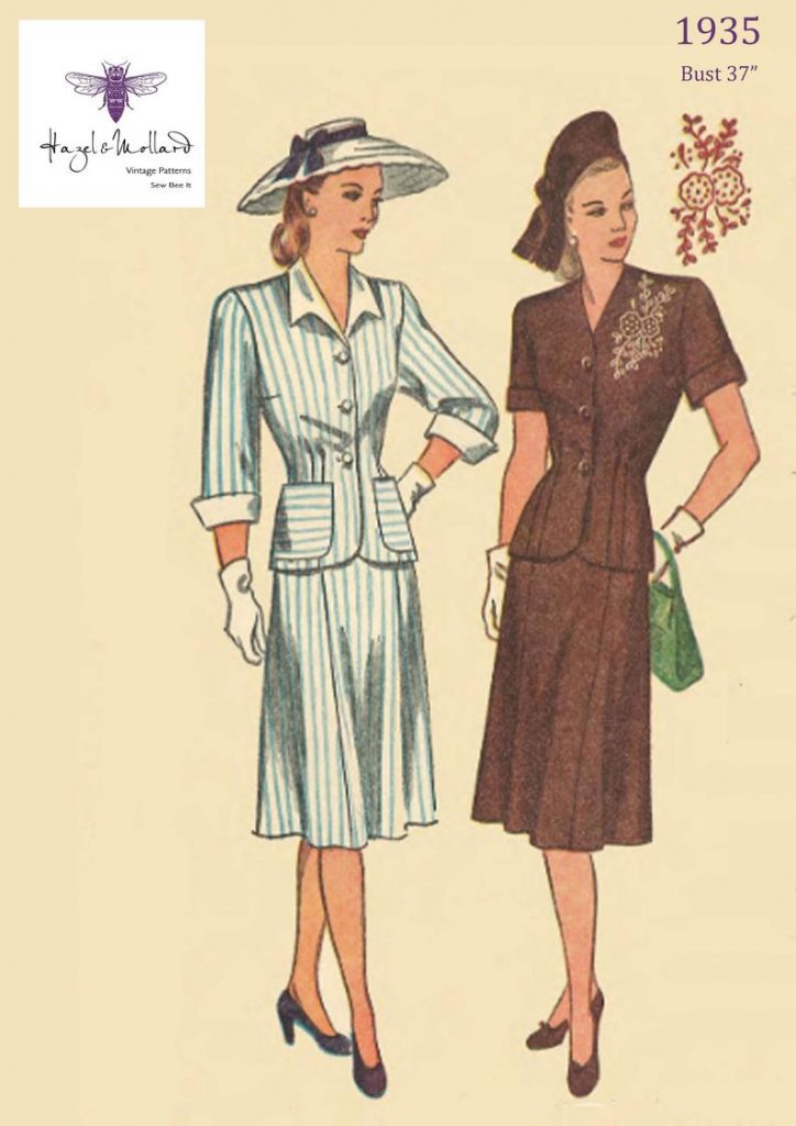 Vintage 1940's Sewing Pattern: Women's Wartime image 0