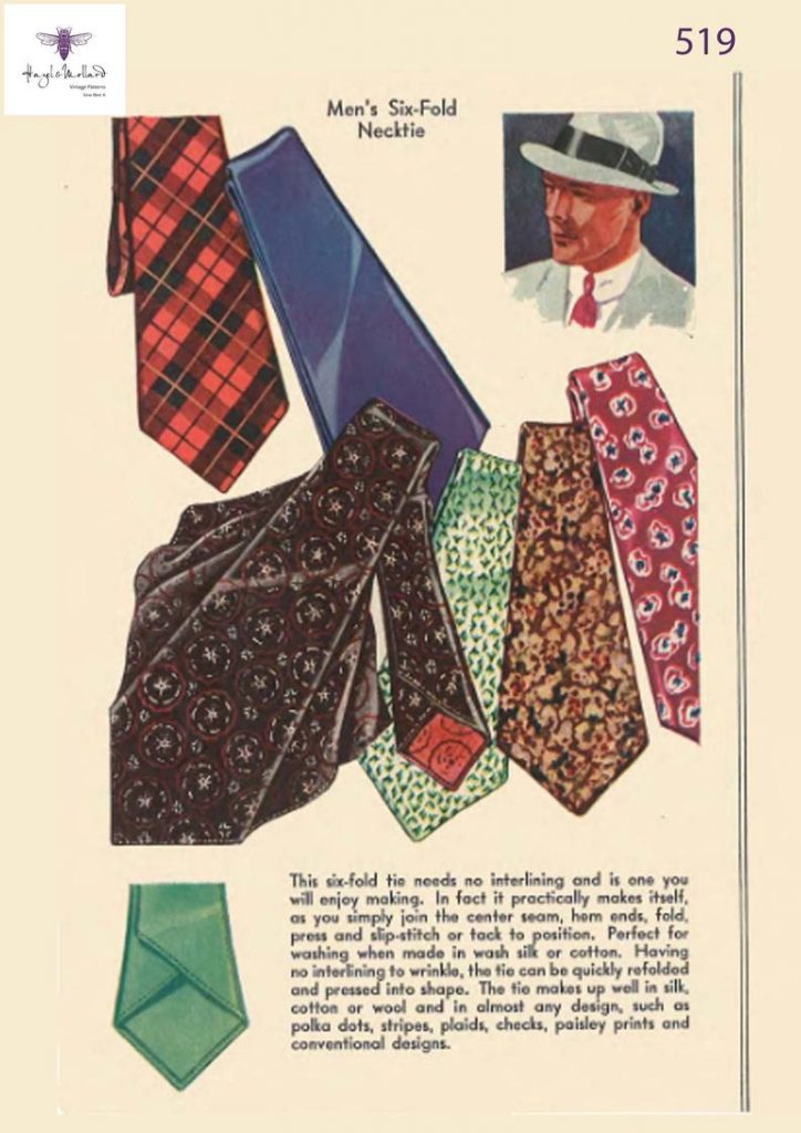 Reproduction Vintage 1930's Sewing Pattern:  Men's Six image 0