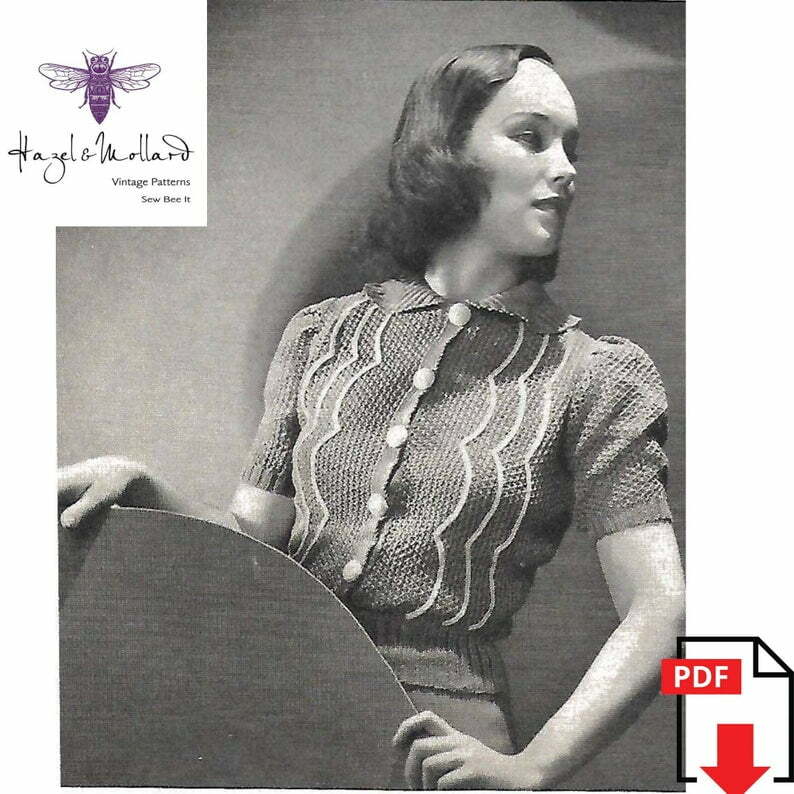1930's Flattery 1148 Vintage Knitting Pattern: Women's image 0
