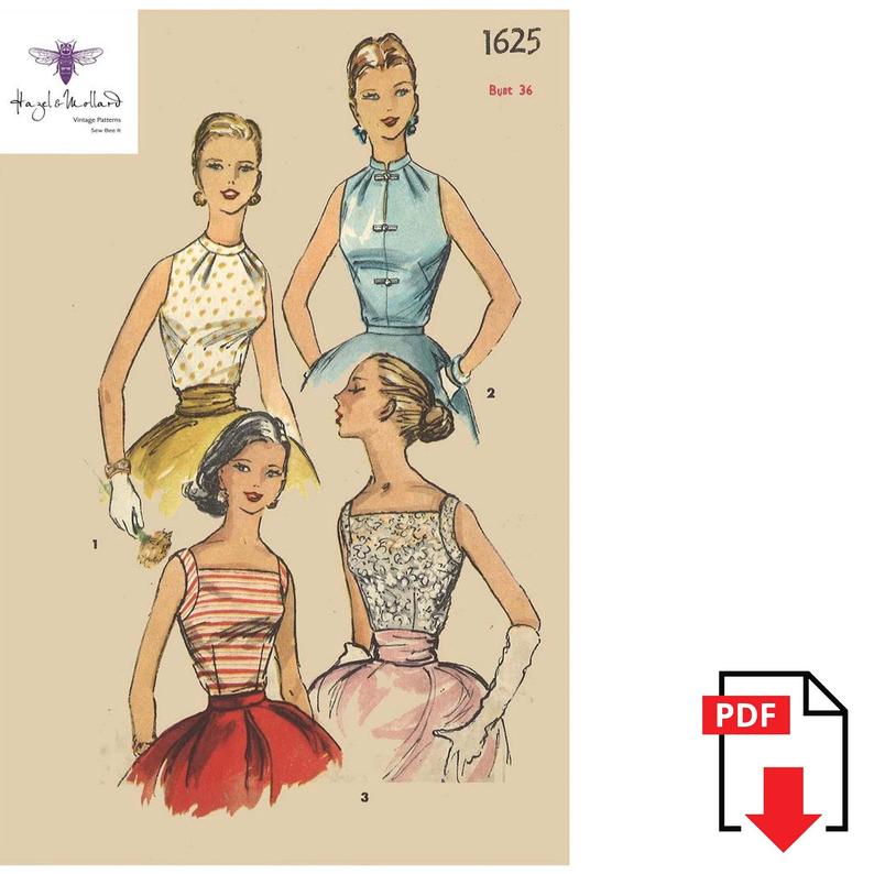 Vintage 1950's Sewing Pattern Classy Vixen Rockabilly image 0