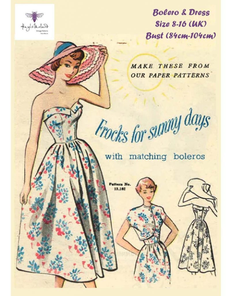 Vintage 1950's Sewing Pattern: Rockabilly Strapless image 0