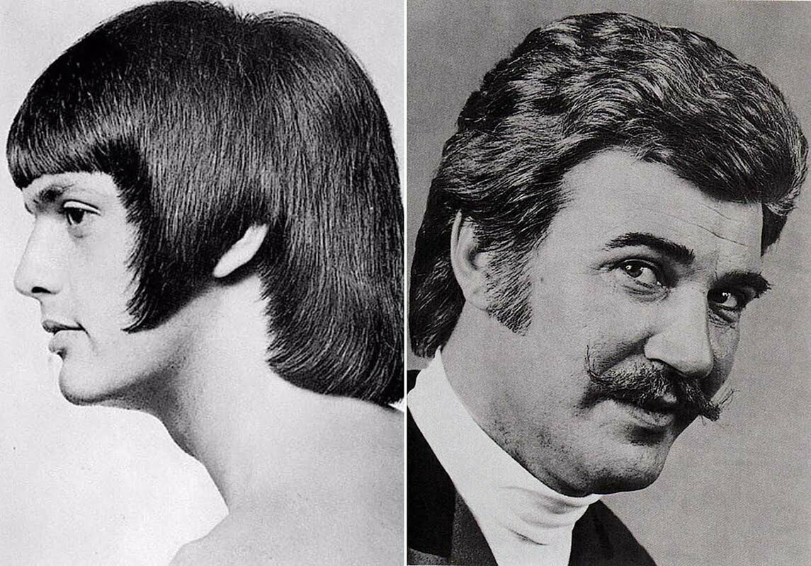 men's_hairstyle_1970 short haired wigs