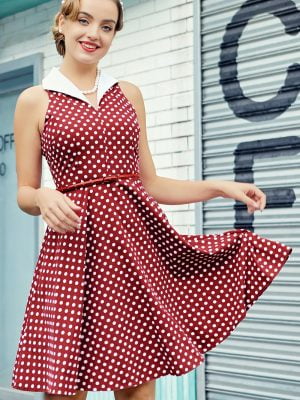 polka dot retro