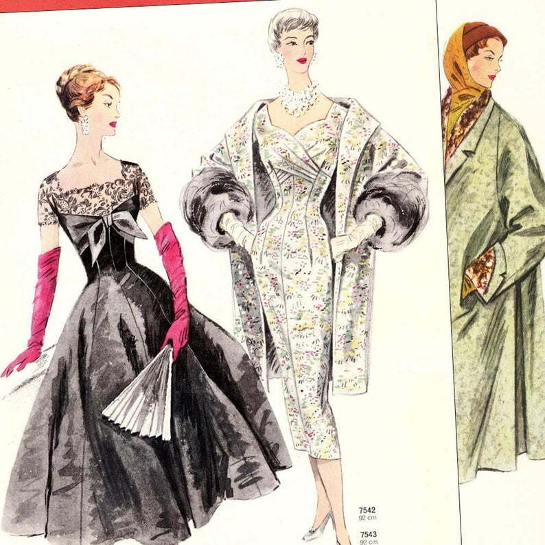 PDFs of 50s sewing pattern catalogs  Neue Modelle image 0