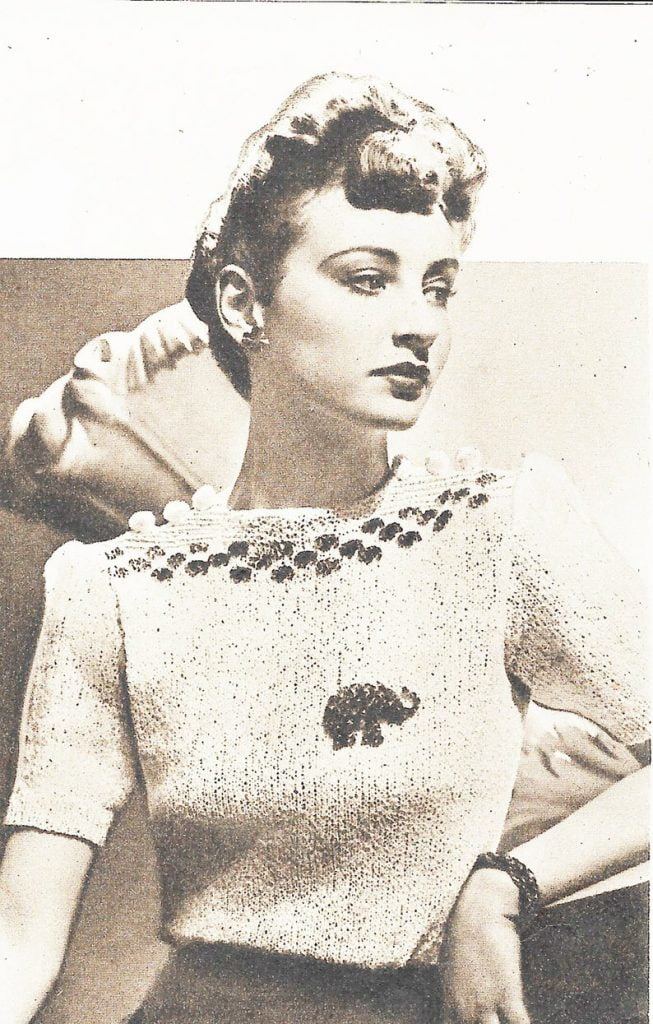1940s Vintage knitting patterns PDF  Family Chat Knitting image 0