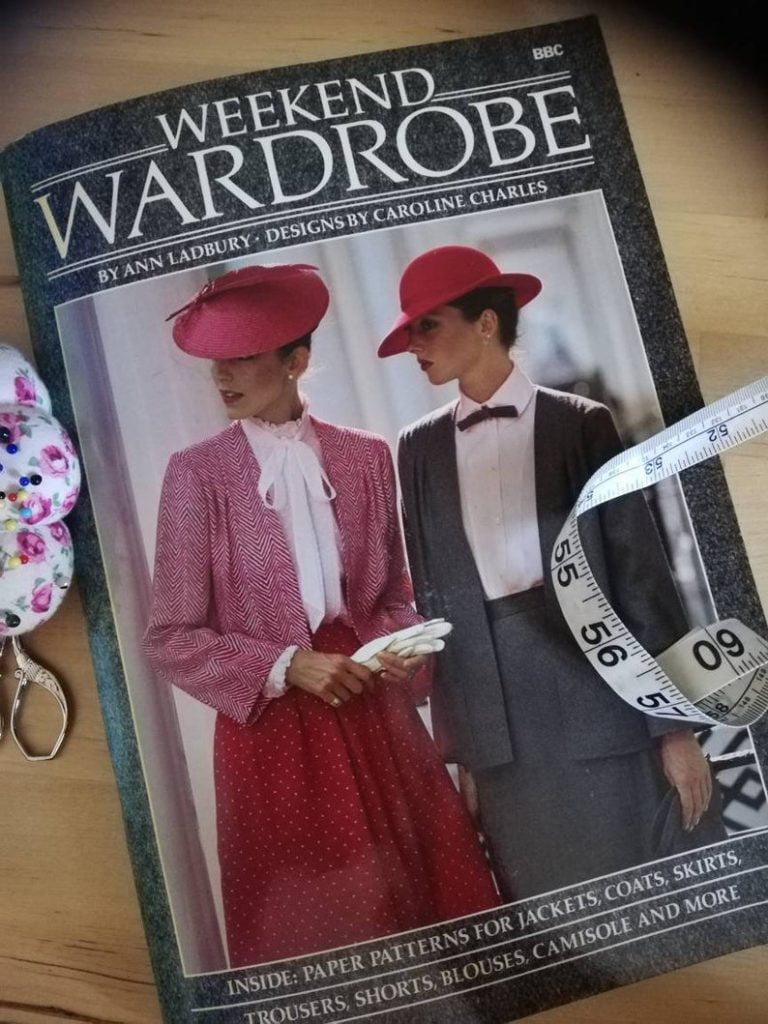 BBC Weekend Wardrobe Sewing Pattern book signed by Ann Ladbury image 0