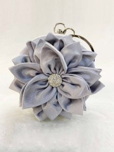 Flower Clutch Purse Design in Fashion Round Clutches Dress Favor Party Bag