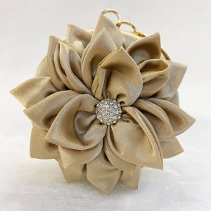 Flower Clutch Purse Design in Fashion Round Clutches Dress Favor Party Bag