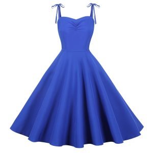 Women's Dress Sleeveless Solid Color Spaghetti Strap Flared Midi Dress