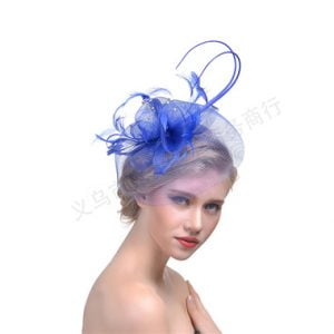 Women Hats Jockey Club Banquets Bridal Mesh Party Prom Feathers Headdress
