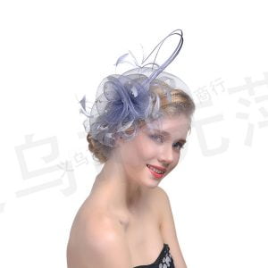 Women Hats Jockey Club Banquets Bridal Mesh Party Prom Feathers Headdress