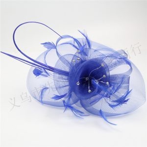 Women Hats Jockey Club Banquets Bridal Mesh Party Prom Feathers Headdress