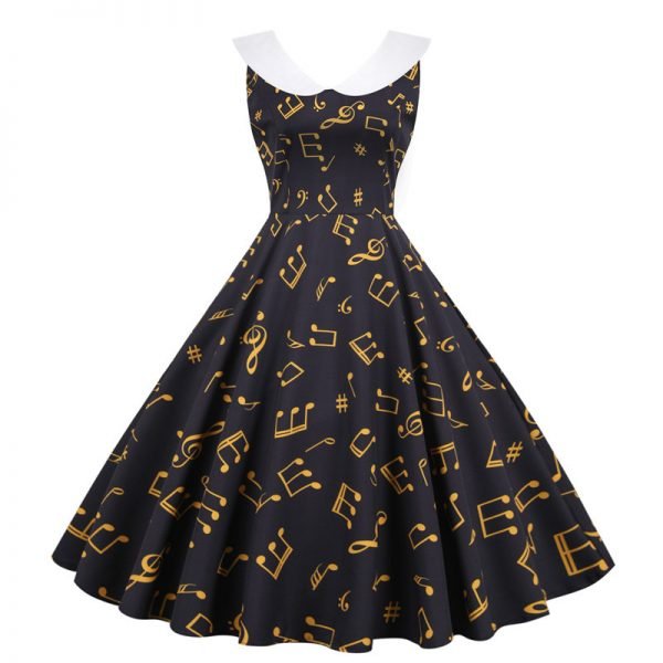 50s-Dresses-Sleevelss-Floral-Peter-Pan-Collar-Plus-Size-Ballroom-Midi-Dresses 50s Dresses Sleevelss Floral Peter Pan Collar Plus Size Ballroom Midi Dresses