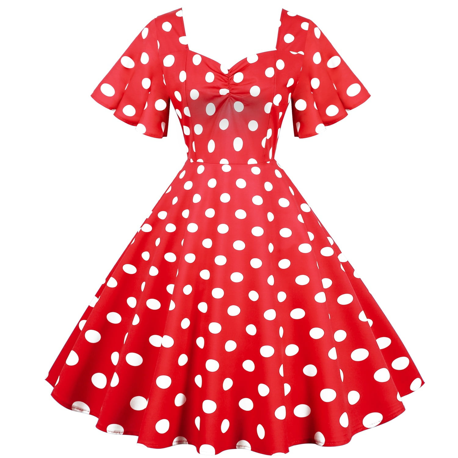 50s dress with sleeves