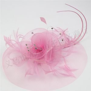Women Hats Jockey Club Banquets Bridal Mesh Party Prom Feathers Headdress