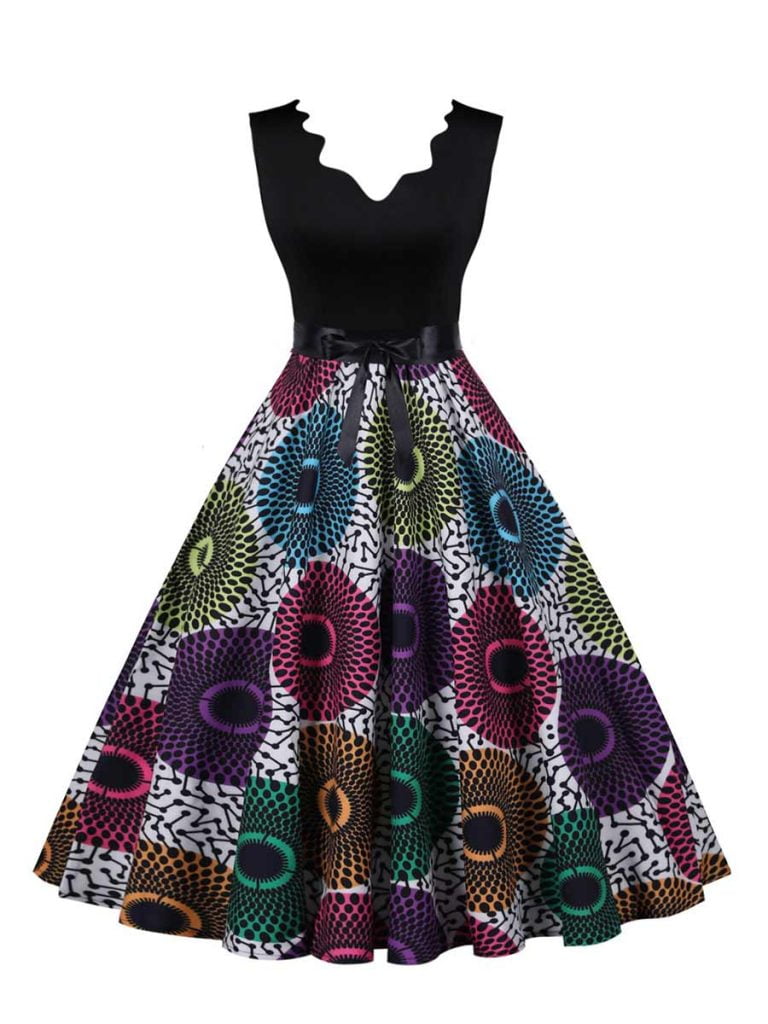Vintage Long Sleeve Dress