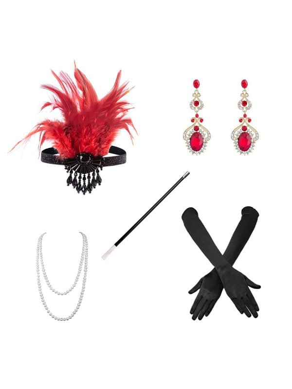 1920s-Flapper-Girl-The-Great-Gatsby-Five-Piece-Set 1920s Flapper Girl The Great Gatsby Five Piece Set