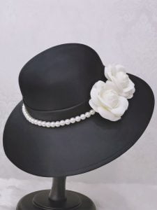 Hepburn Cloche Hat Travel Dresses Modeling The Double Fascinator Hat