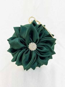 Flower Clutch Purse Design in Fashion Round Clutches Dress Favor Party Bag