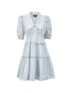 Puff Sleeeve Swing Dress