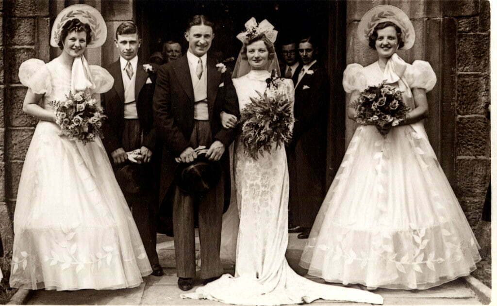 1930s wedding dress