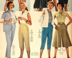 1950s Pedal Pushers Capri Pants