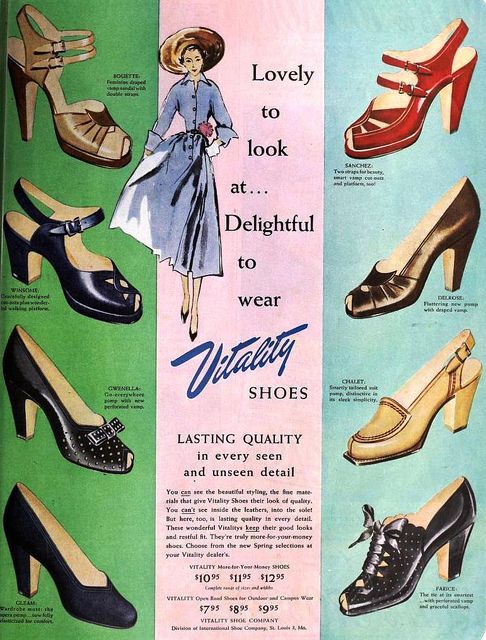 1950s shoes for women