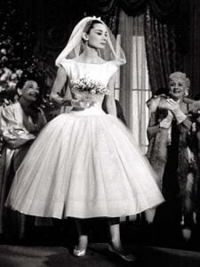 1950s wedding dress