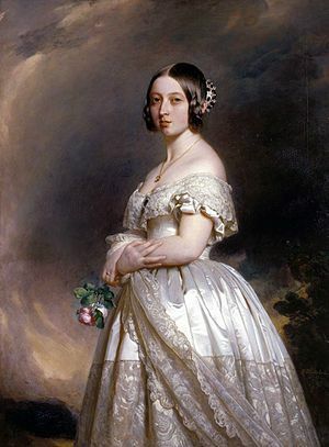Queen Victoria White Wedding Dress
