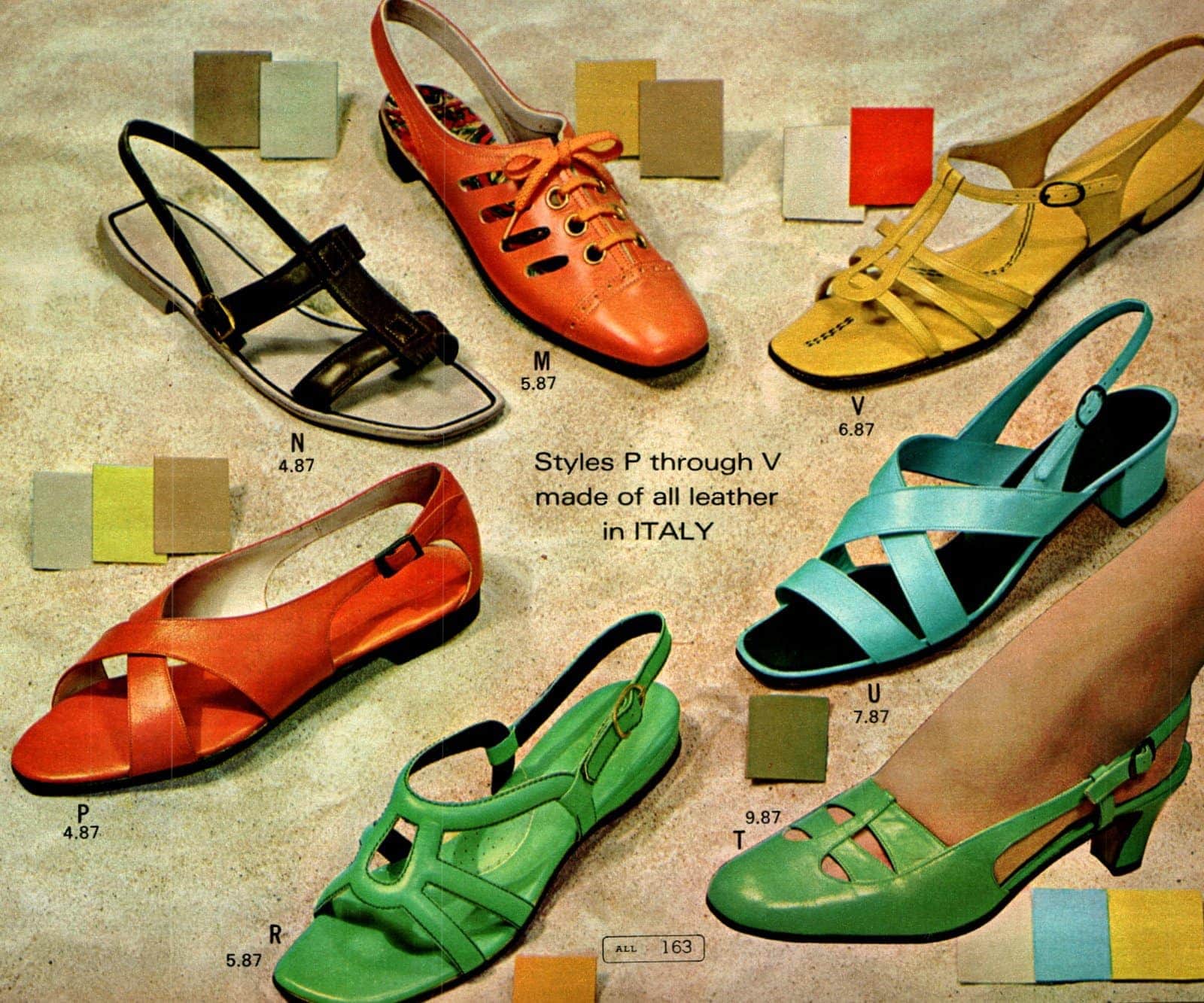 Retro 60s shoes