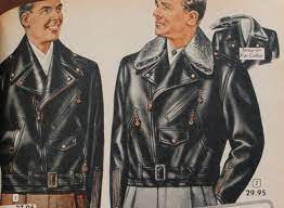 1950s Men's Leather Sweaters