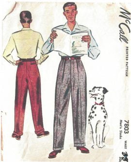 1950s Men's Trousers Slacks