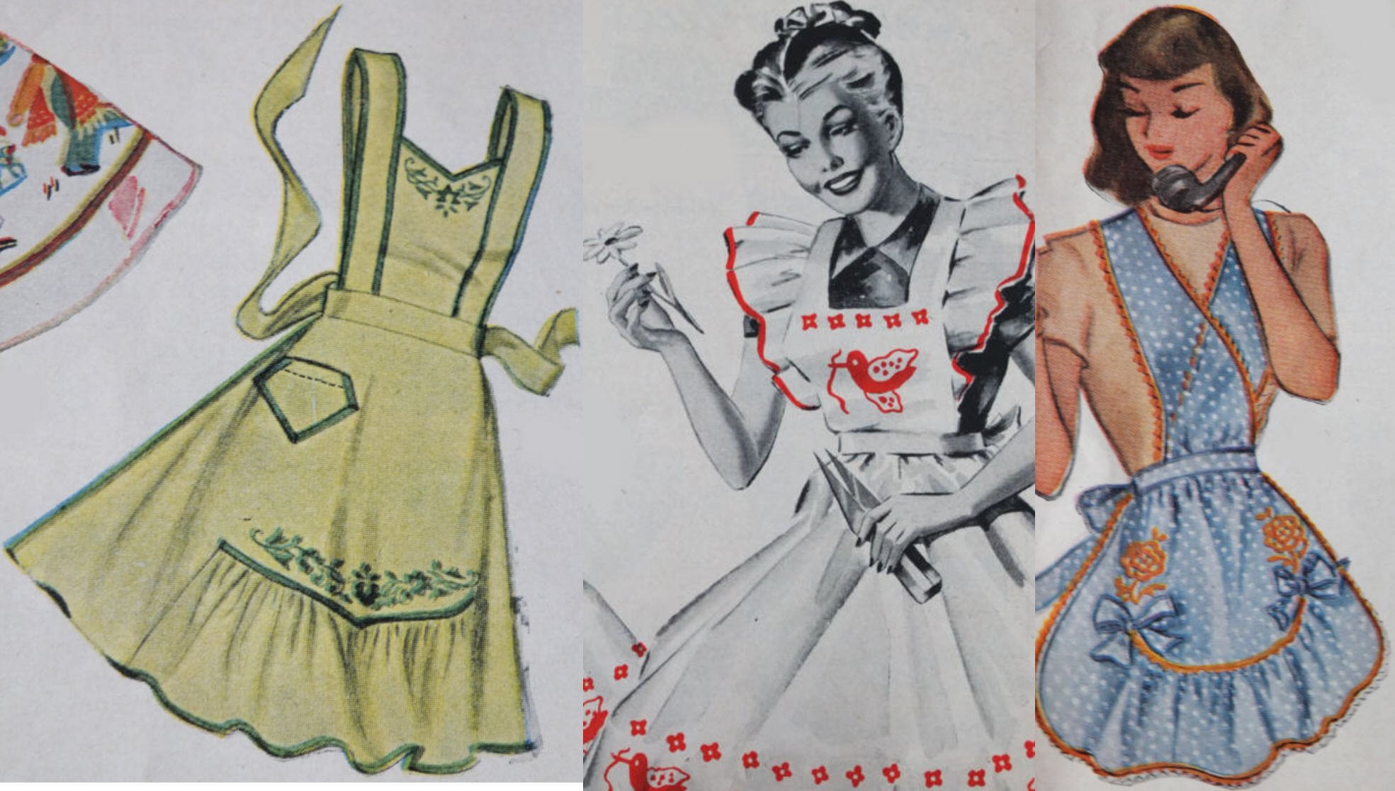 vintage aprons