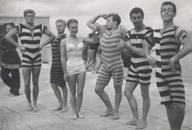 1920s Men Swimsuit