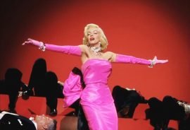 Marilyn Monroe Pink Dress