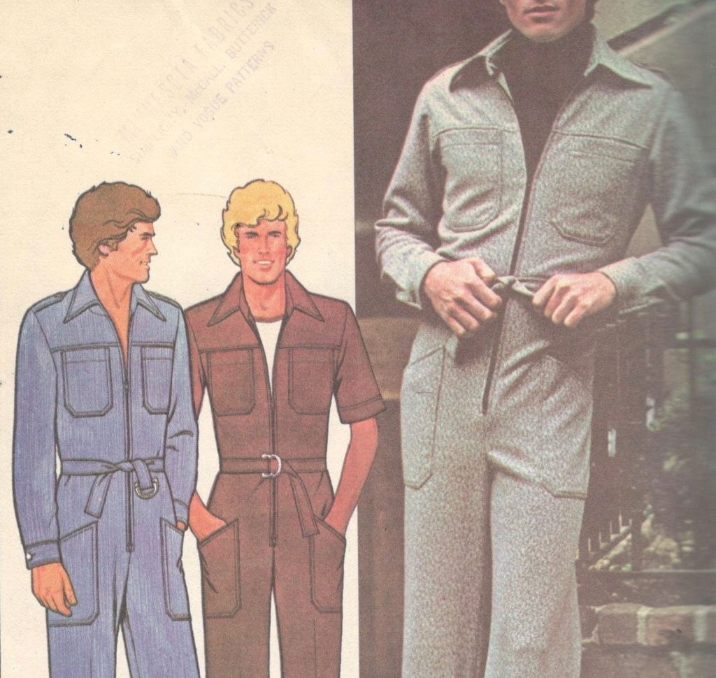 1970s Men Jumpsuits Fashion