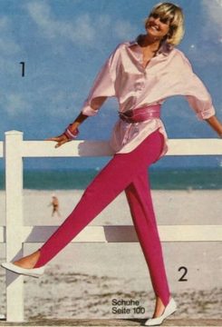 1980s Stirrup Pants