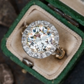 Antique Halo Ring