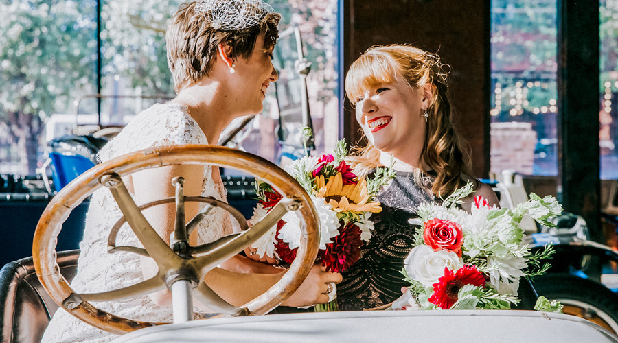 Vintage-Themed Wedding